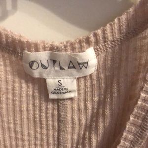 Light pink top. Size small.